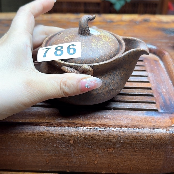 纯手工制作粗陶茶具