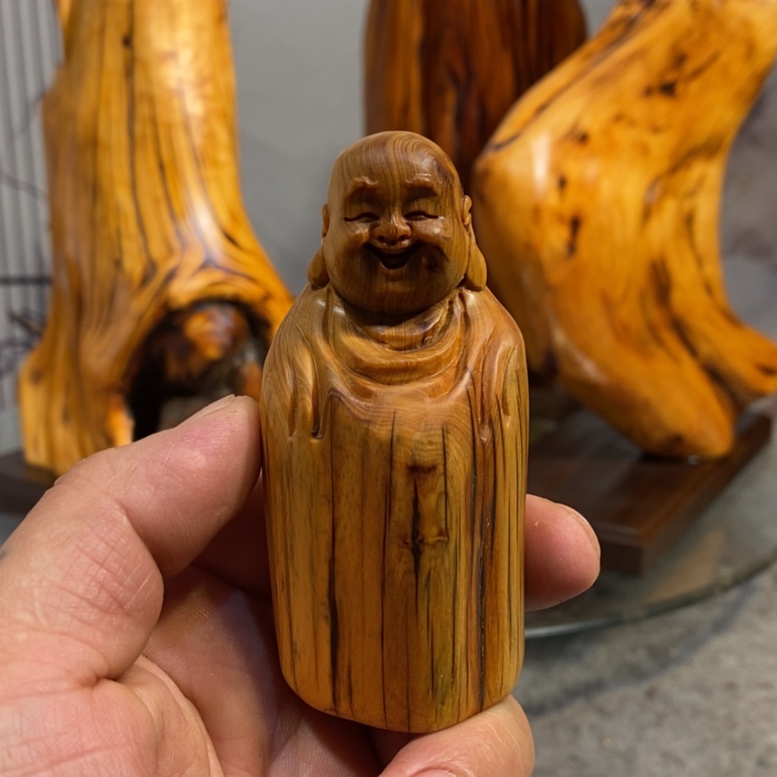 【闪购商品】柏木（崖柏）根雕木雕工艺品摆件家居满十送一手把件