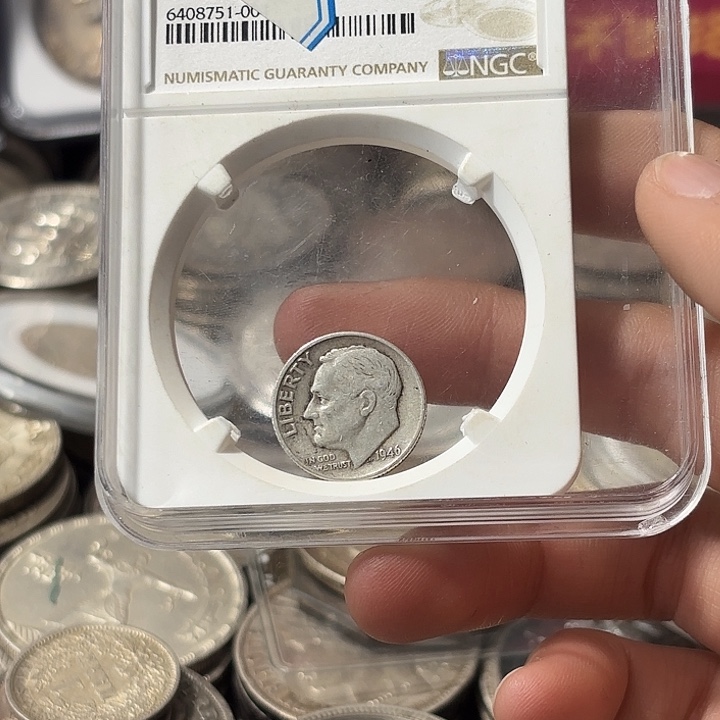 寓***凡银Ag900美国罗斯福银币