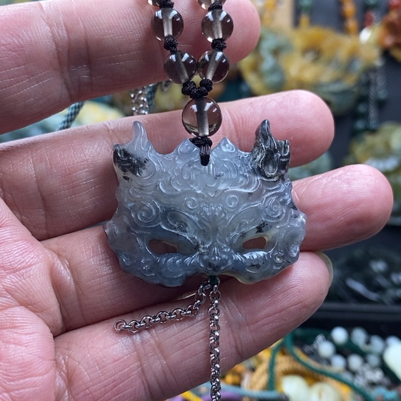 【闪购商品】蛇纹石玉未镶嵌吊坠