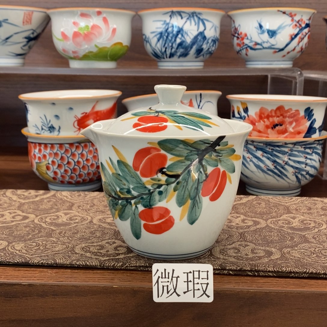 釉下彩手工绘制手工绘制