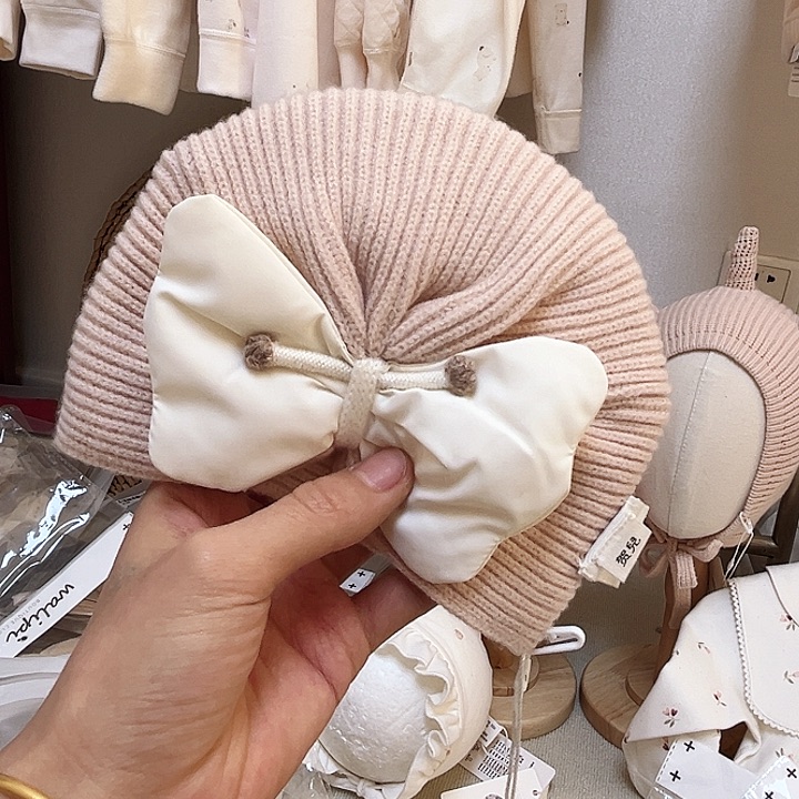 浮蝶儿 粉色帽子 