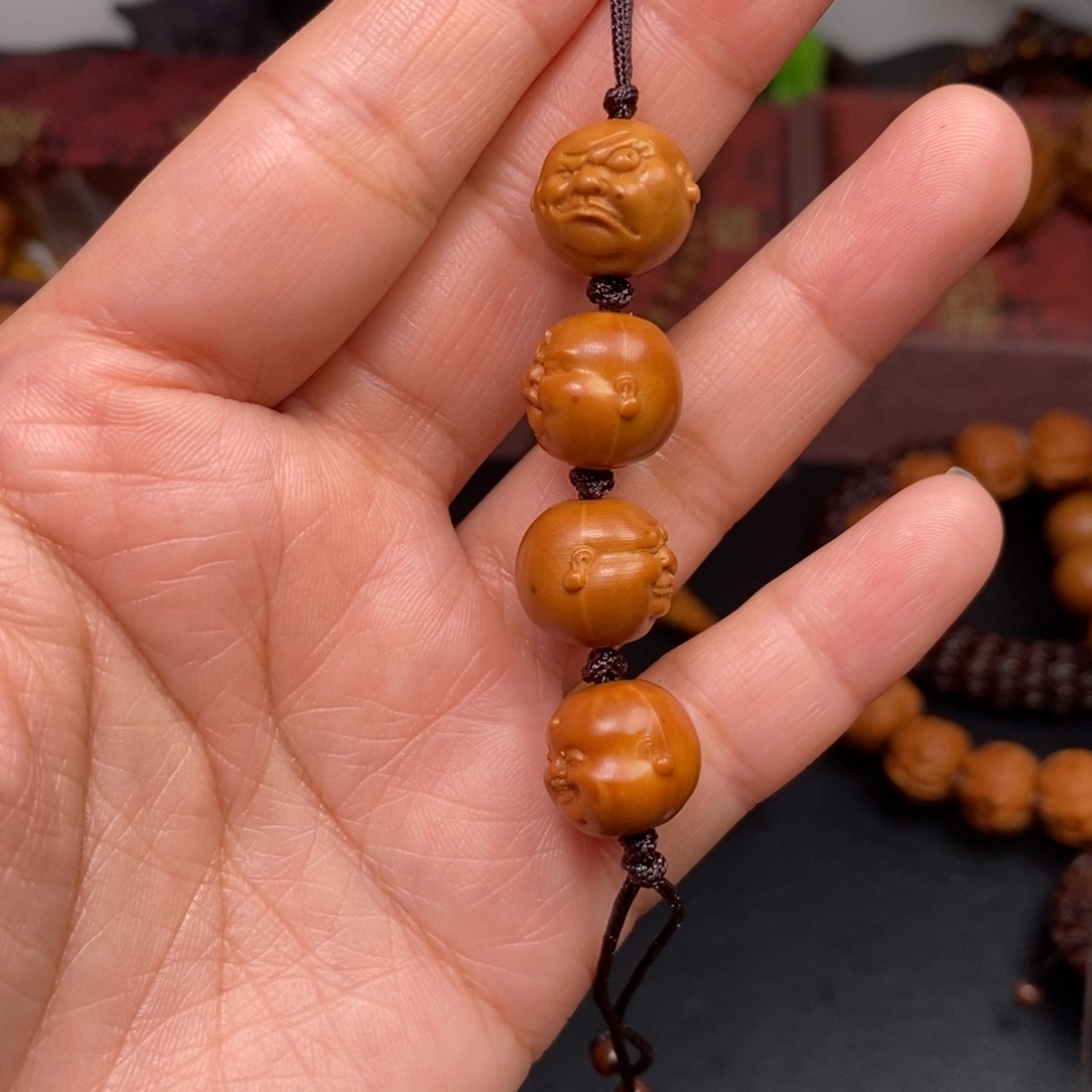 爱***蜂猴头核桃吊坠橄榄猴头