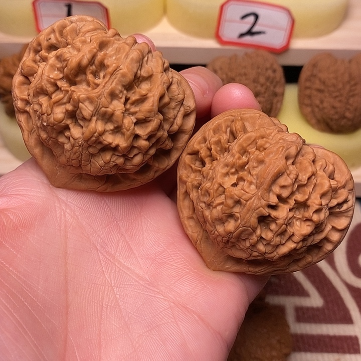 吊坠文玩核桃49桃心官帽