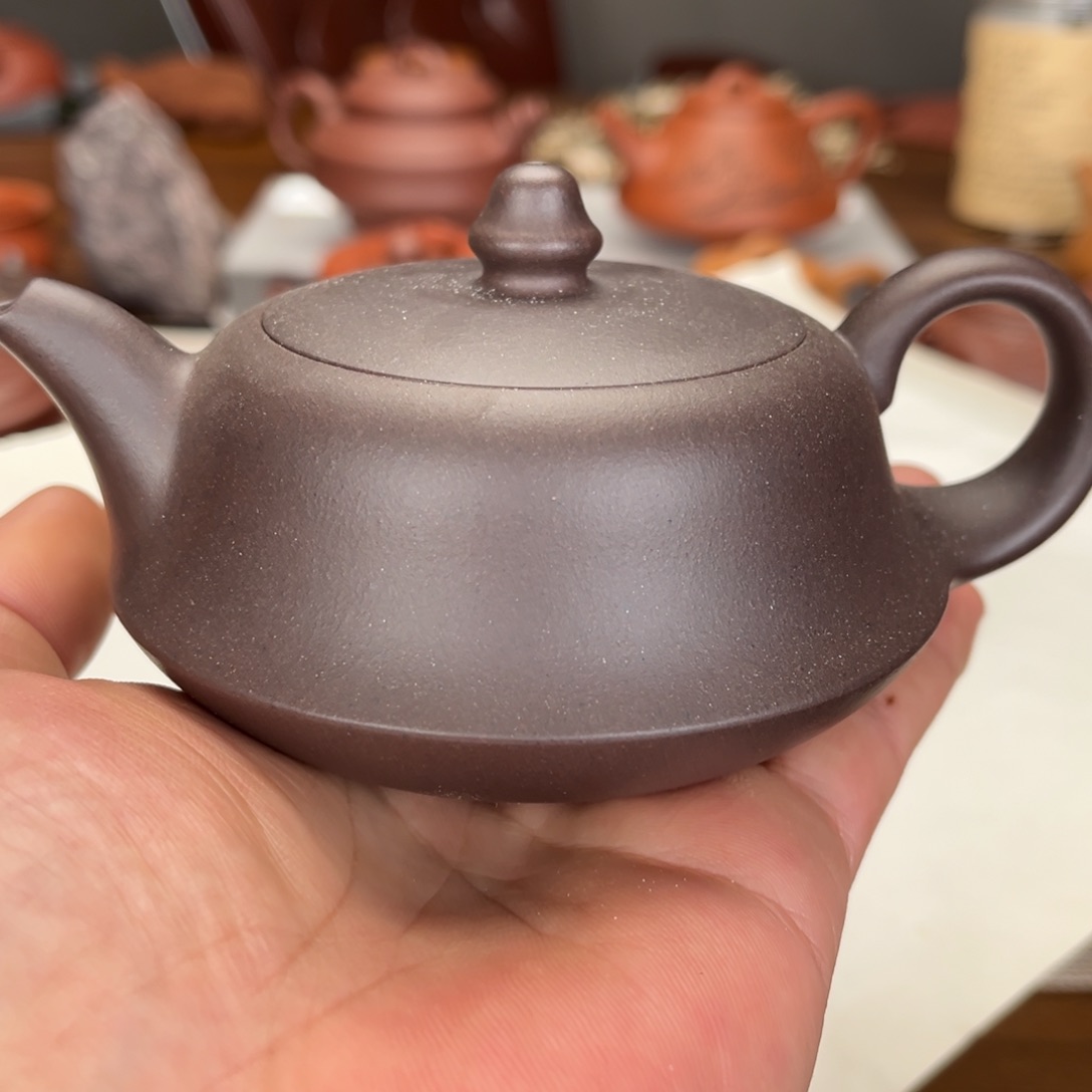 紫砂茶壶天**勤半手工制作170