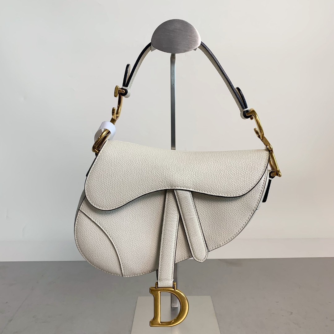 95新 DIOR/迪奥 【99新】dior 马鞍荔枝皮小号