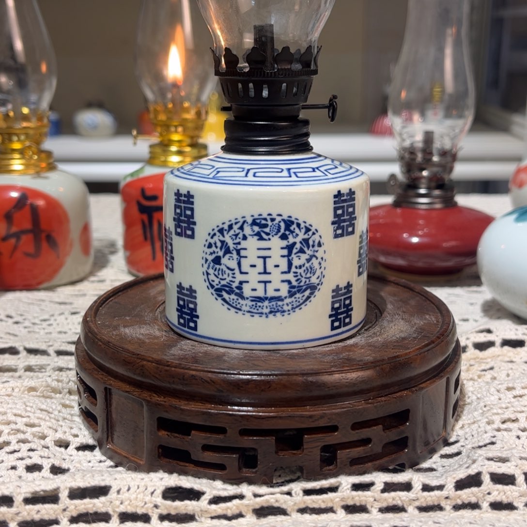 摆件景德镇陶瓷香薰灯