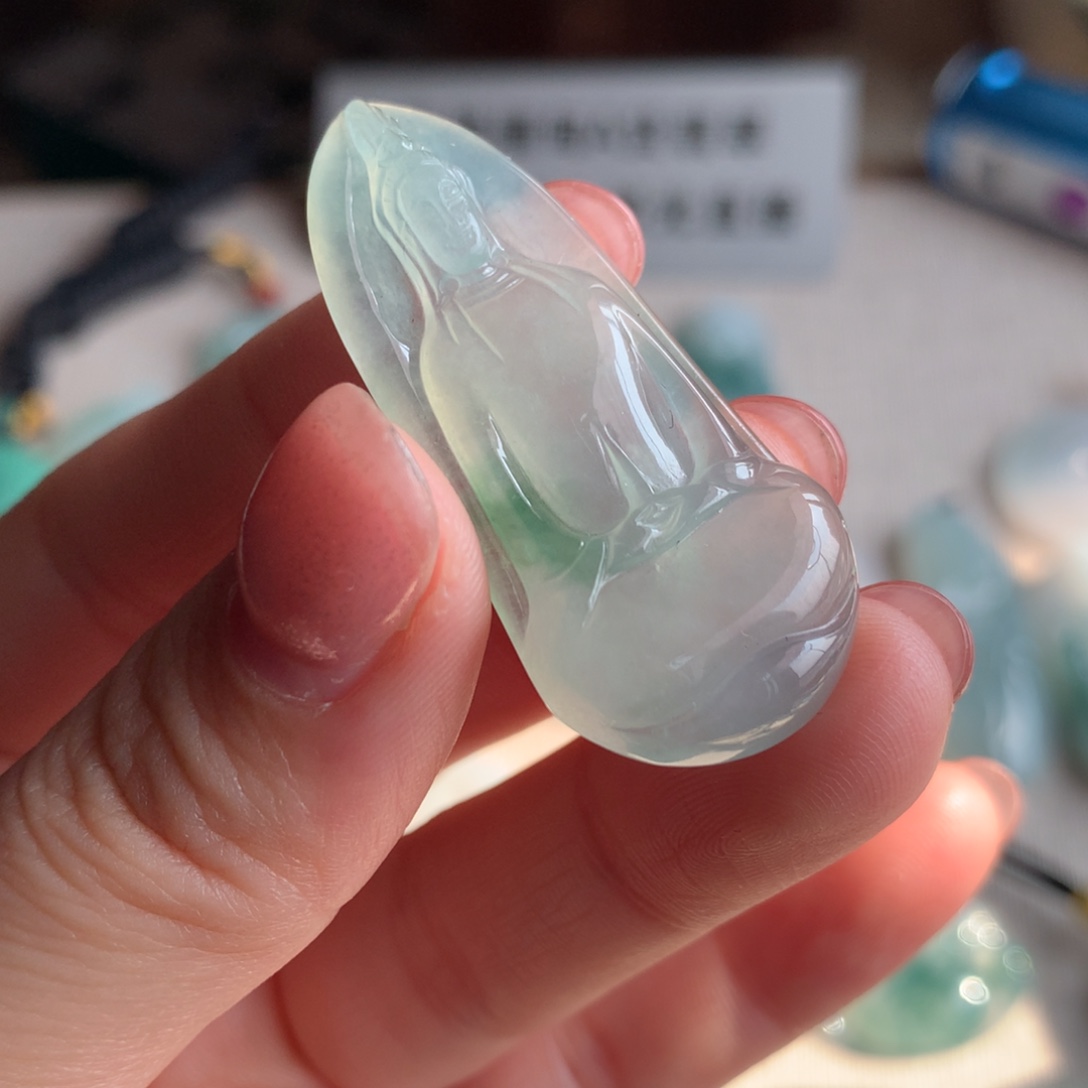 翡翠未镶嵌吊坠(不含链)翡翠