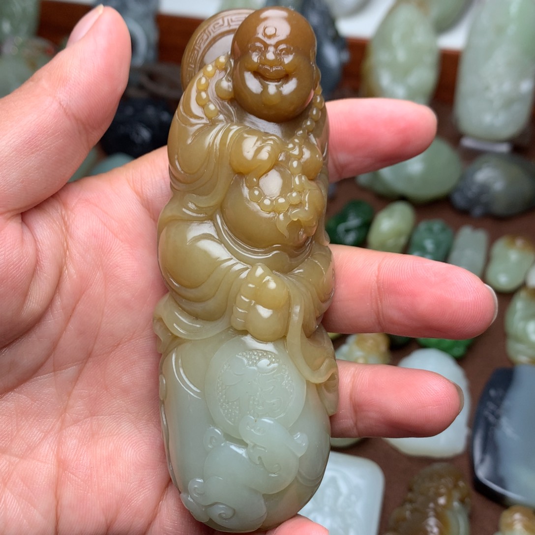 和田玉手把未镶嵌
