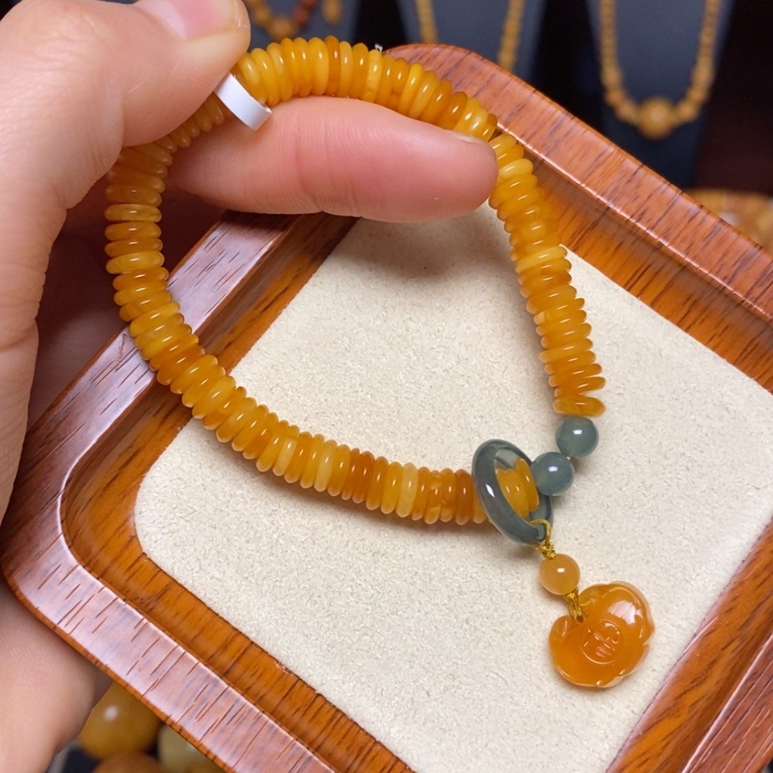 【闪购商品】未镶嵌蜜蜡手链手串