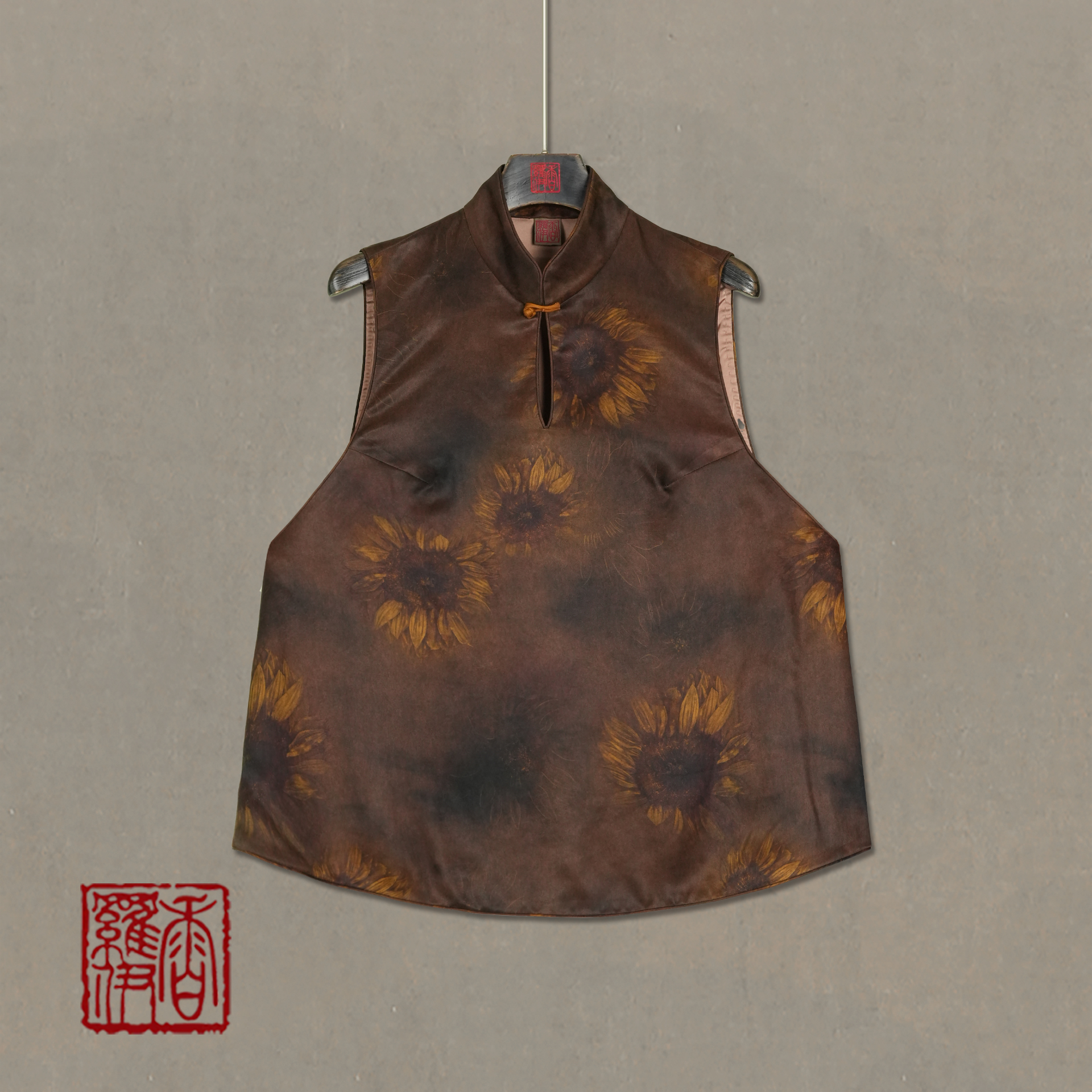 【棕葵栖云】传统中式汉服提花上衣