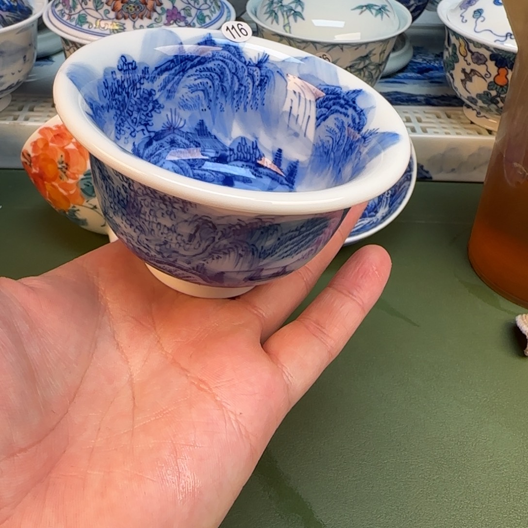 彦祖纯手工手绘茶具116