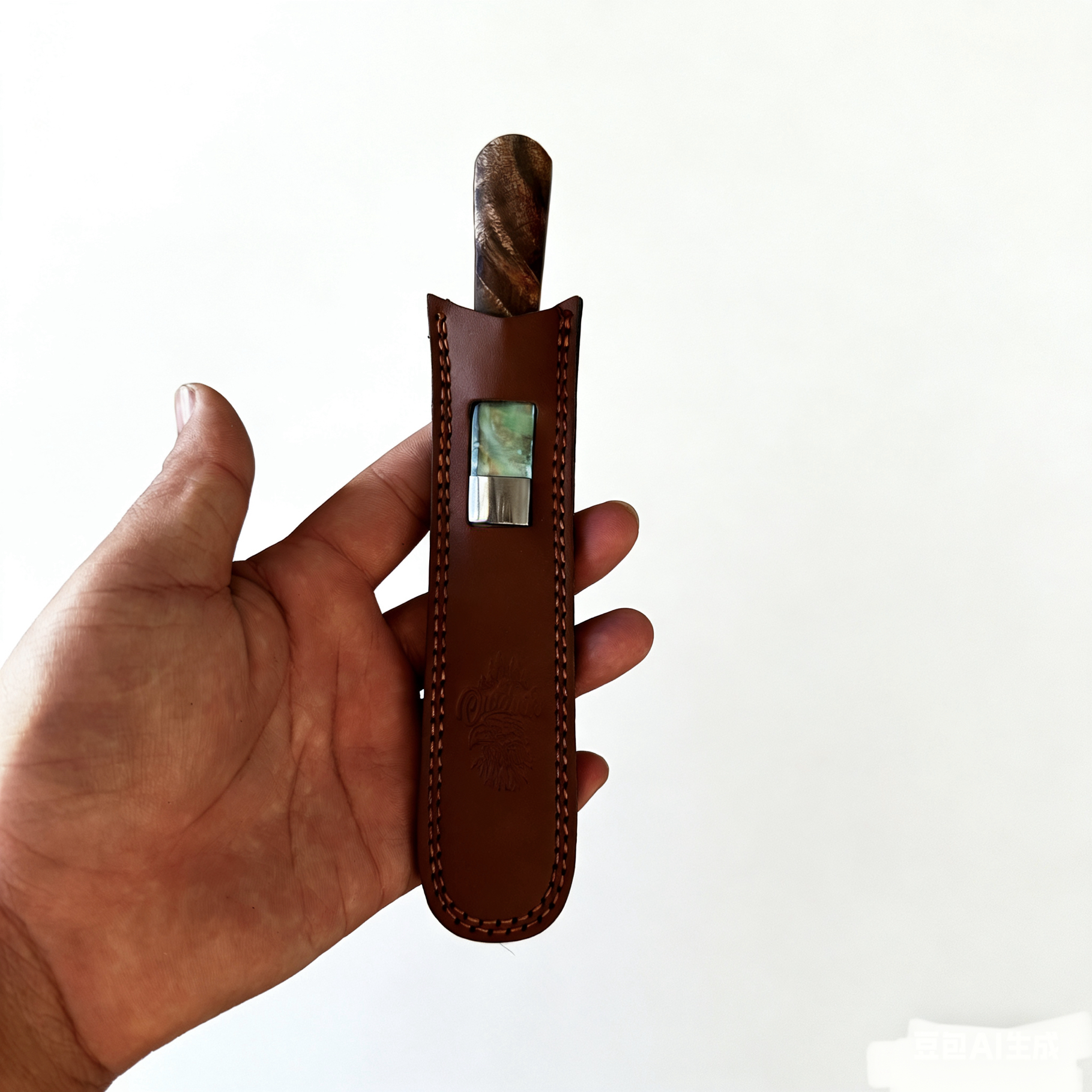 短款大马士嫁接多功能户外水果刀