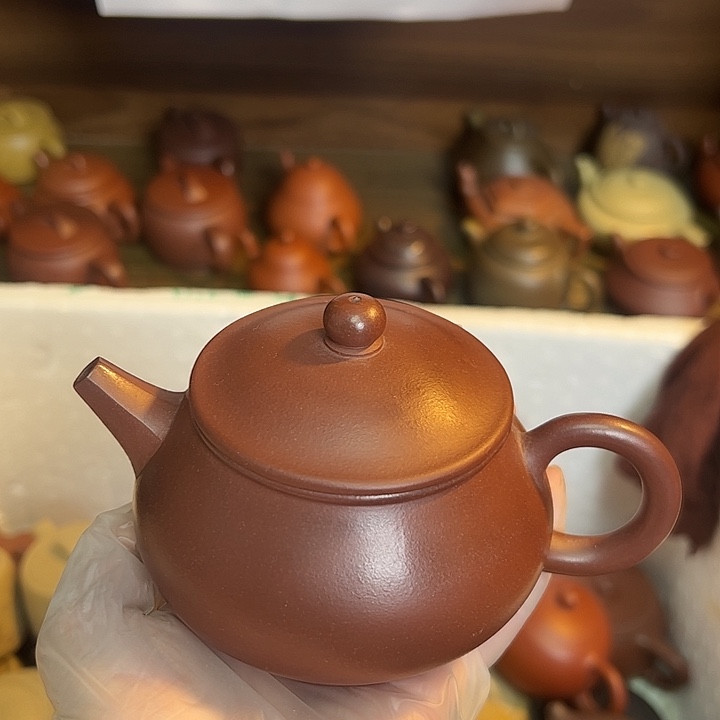 紫砂茶壶宜兴紫砂壶紫泥230