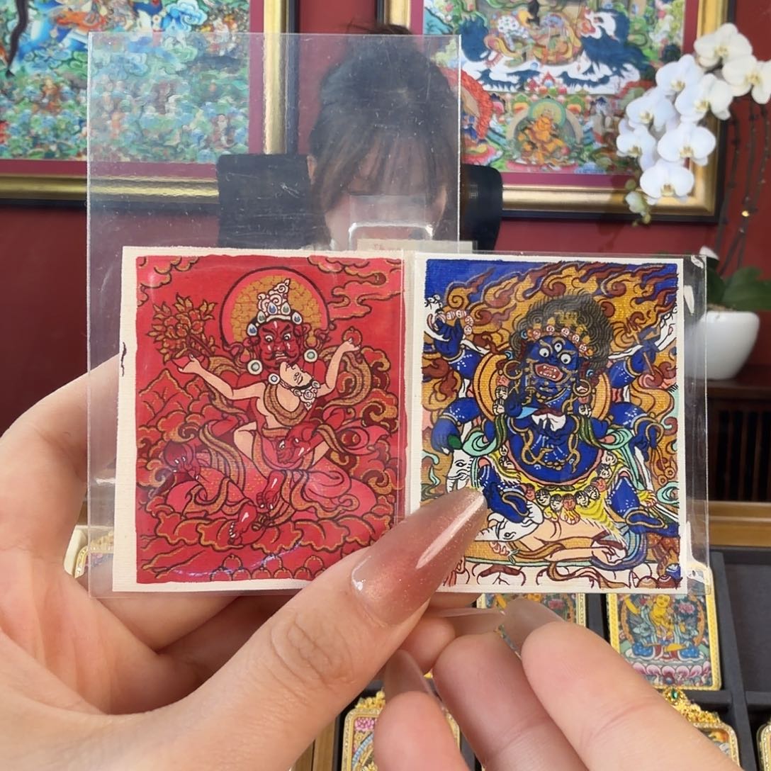 吊坠大黑红Ｃ手绘成都