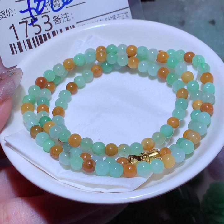 花***久翡翠未镶嵌挂件这