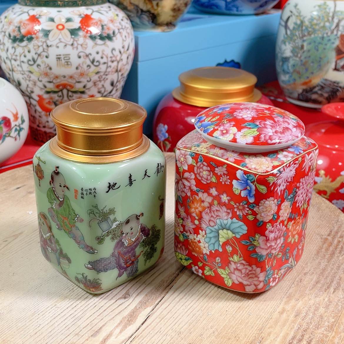 【闪购商品】罐陶瓷茶叶罐密封罐