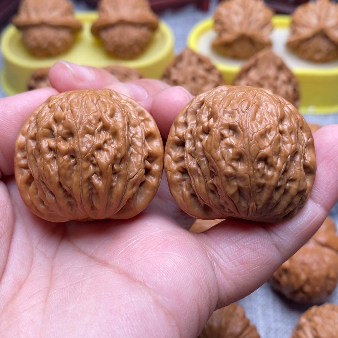 文玩核桃把件37.5精品铁锤