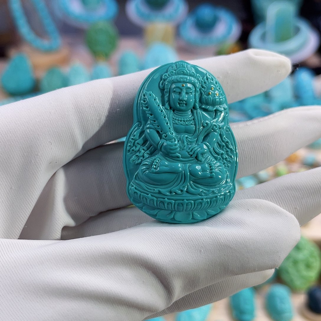 绿松石珠宝奇石未镶嵌