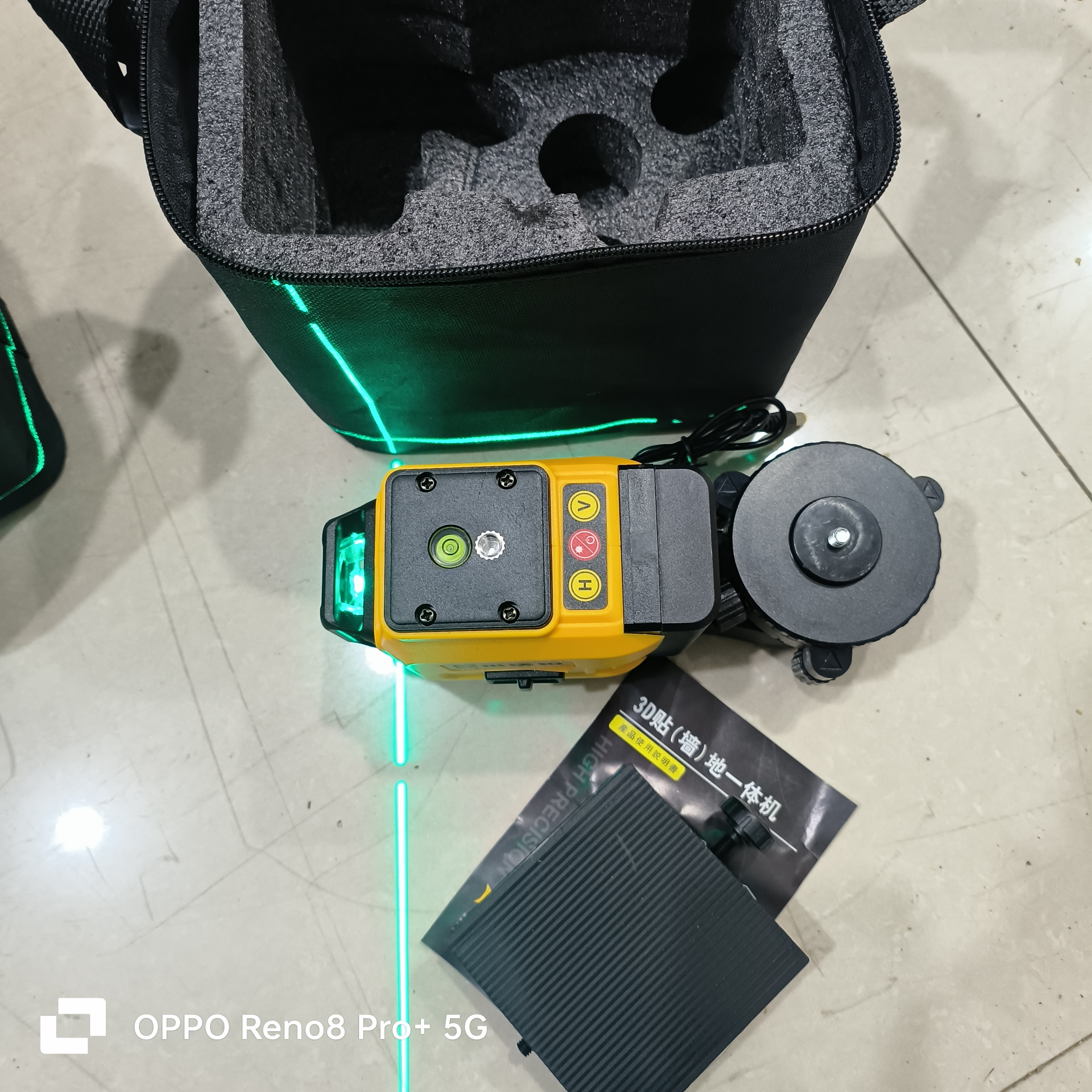 8线绿光水平仪（颜色随机发全新机）