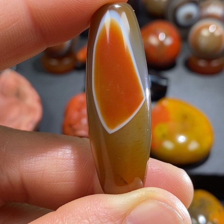 我***3玛瑙/玉髓未镶嵌挂件