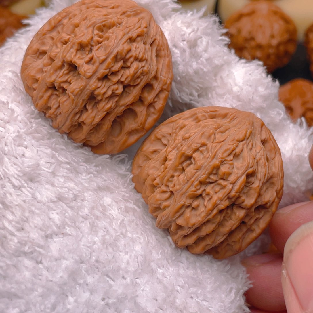 文玩核桃把件38承德密纹