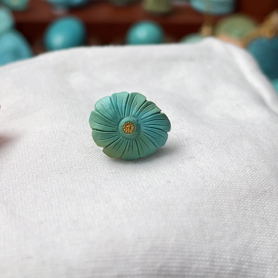 绿松石珠宝奇石未镶嵌