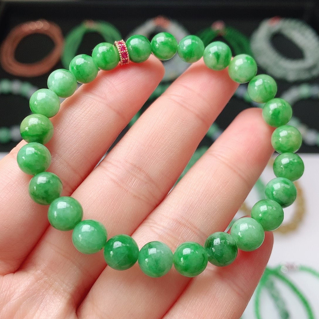 翡翠未镶嵌手链翡翠