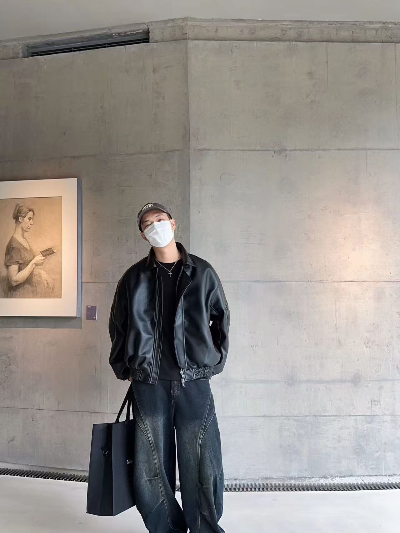 HUGETAG男士修身美式短款鸭绒外套（z0001）