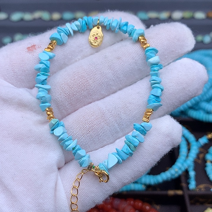 A***姐绿松石未镶嵌珠宝奇石