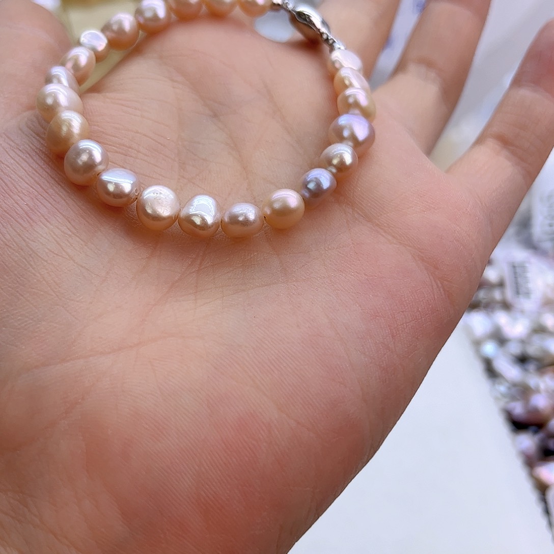 未镶嵌淡水珍珠项链定制的69