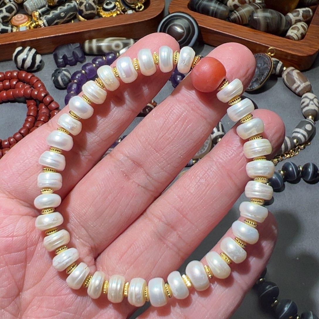 淡水珍珠颈饰未镶嵌