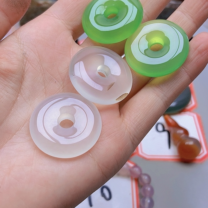 【闪购商品】未镶嵌玛瑙/玉髓珠宝半成品糖**_