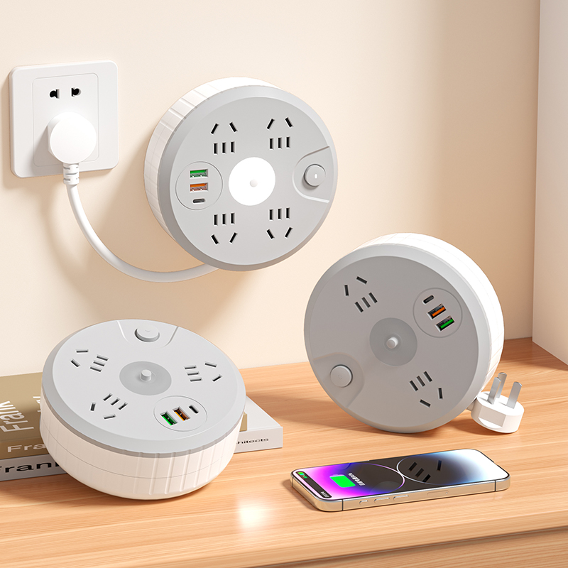 【大姐大小卖部】可伸缩收纳插座扩展接线板拖线插板排插线插排usb