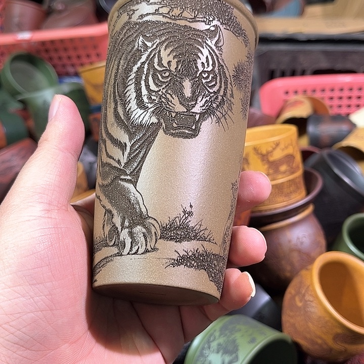 茶杯紫砂全手工紫砂主人杯