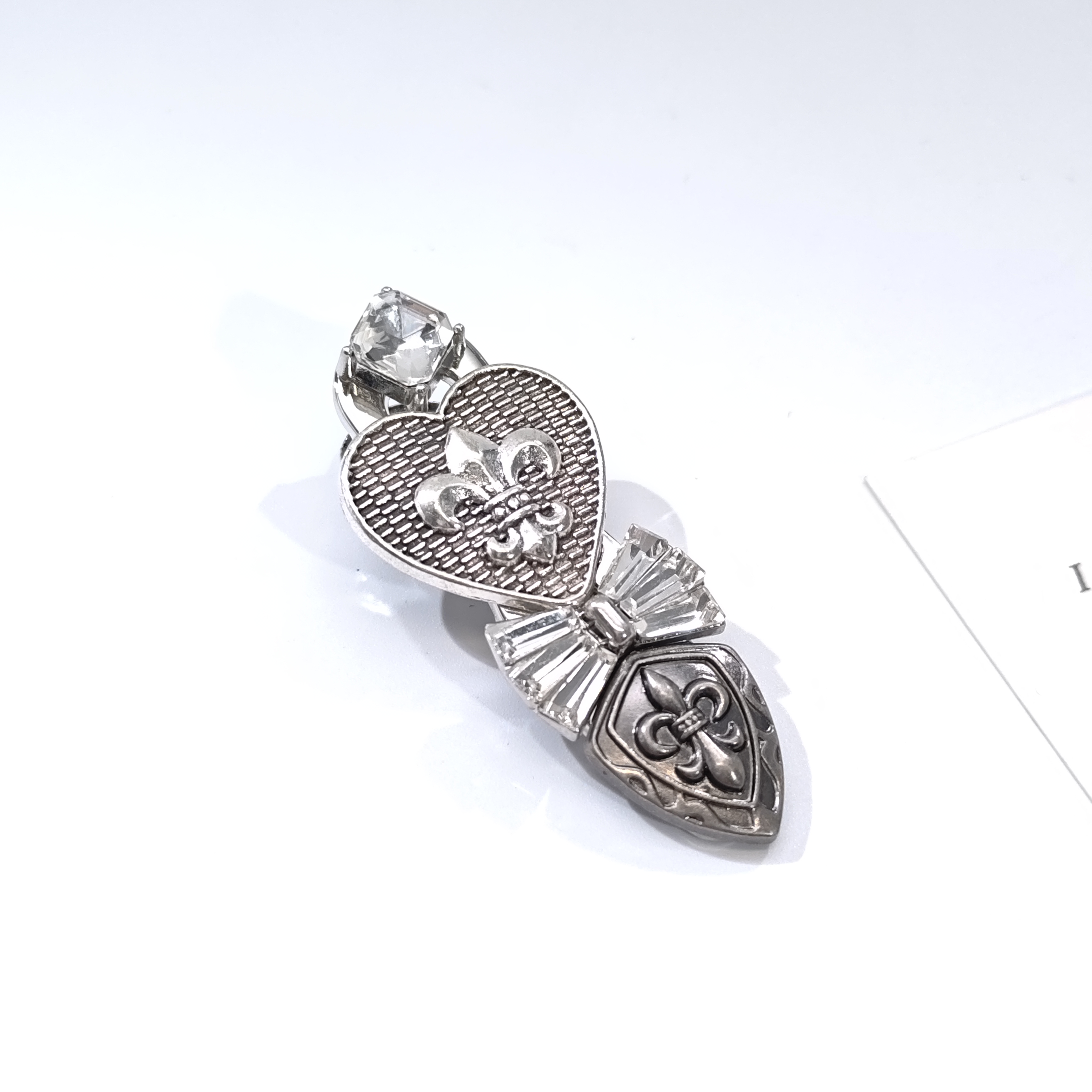 F55小众设计爱心蝴蝶十字花个性发夹