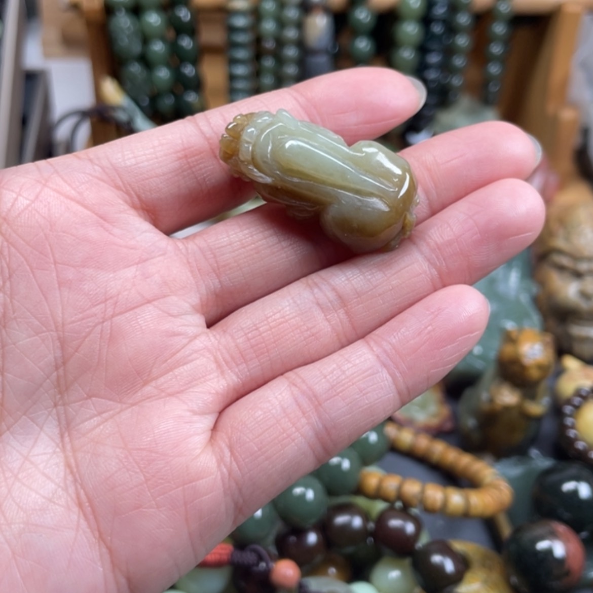 【闪购商品】岫岩老玉（透闪石质玉）挂件未镶嵌