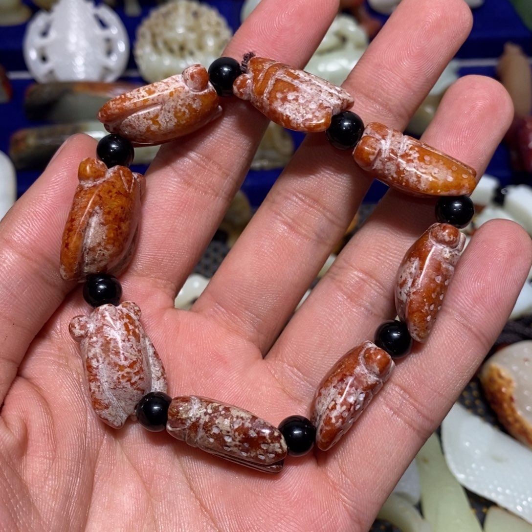 和田玉（糖玉）颈饰未镶嵌