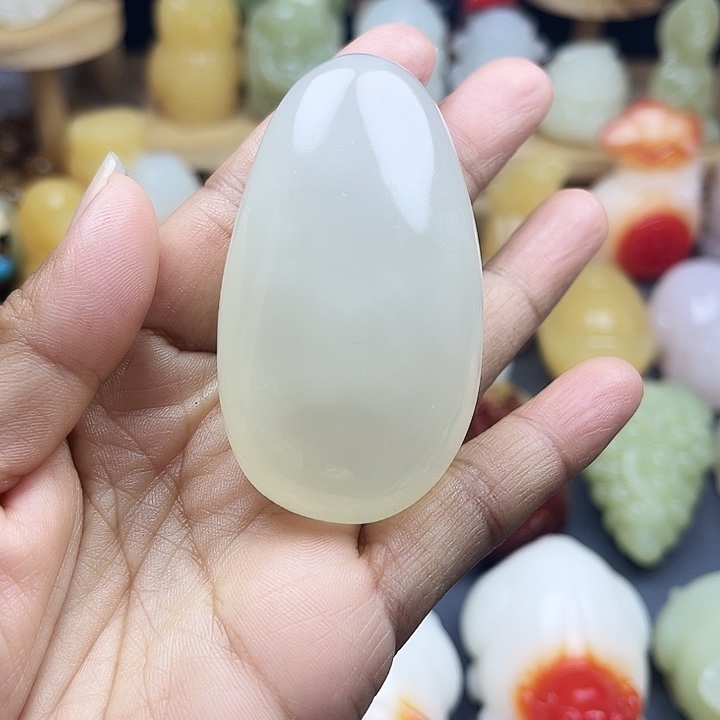 玉石雕刻品碧玺（处理）小***奶