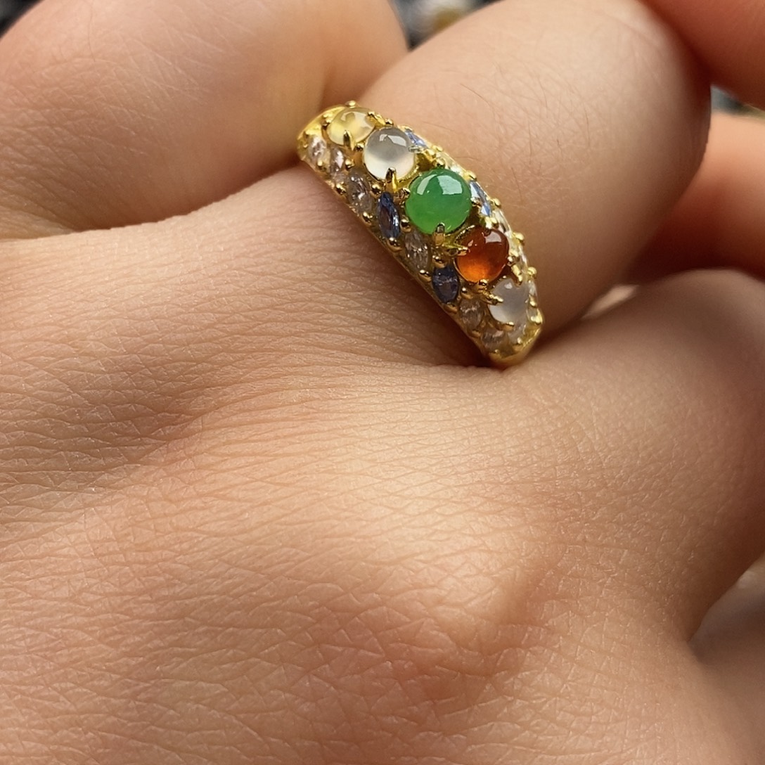 翡翠未镶嵌戒指翡翠