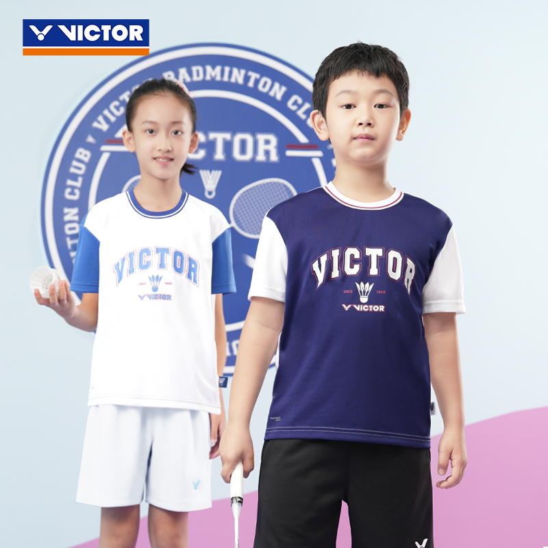 VICTOR/威克多羽毛球俱乐部系列童装短袖T-JRVBC