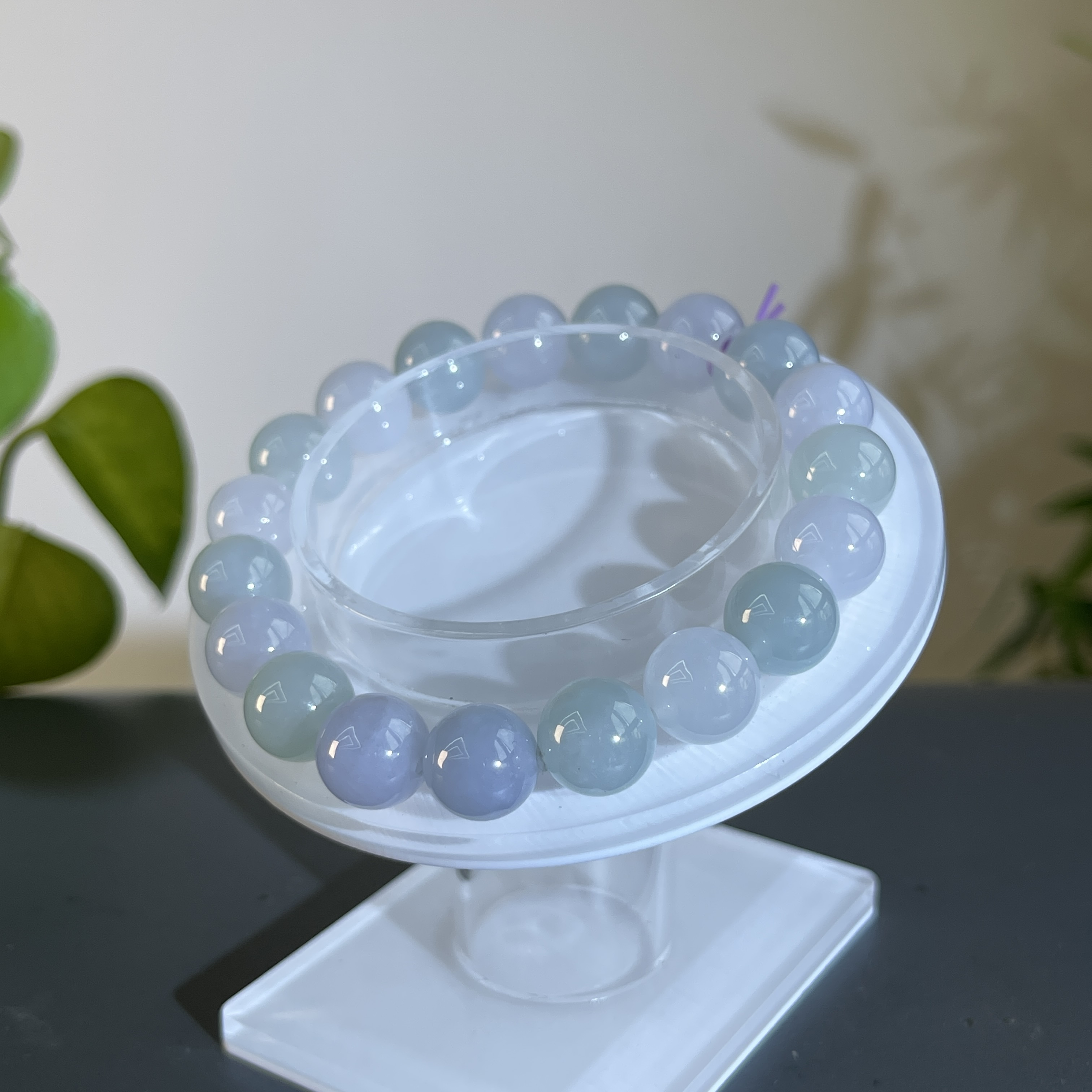 JXB10-137  天然缅甸A货翡翠  翡翠手串