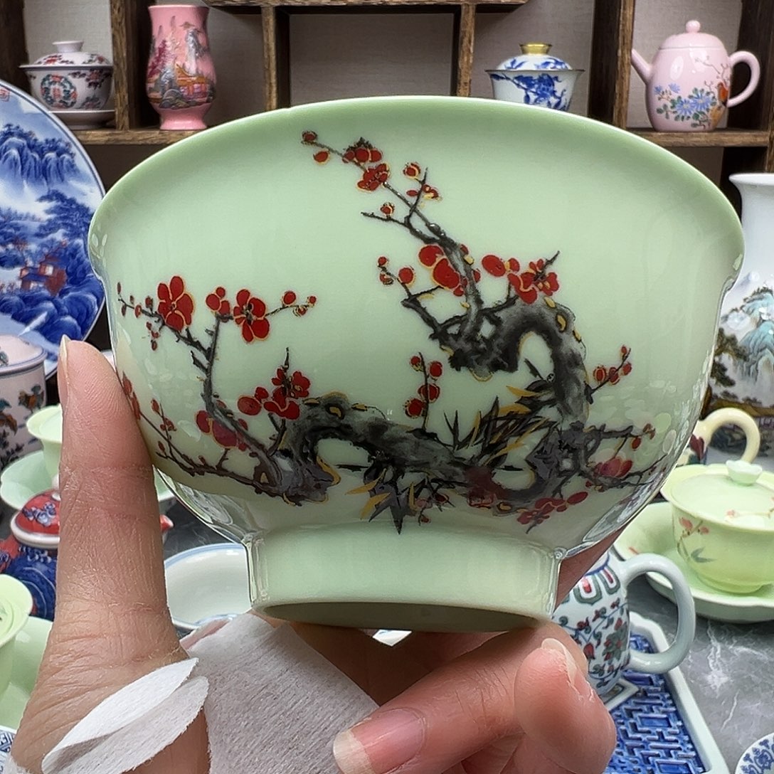 摆件陶瓷景德镇陶瓷567老厂瓷26