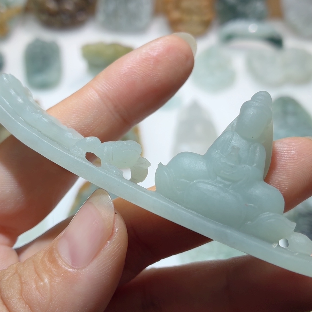 定制翡翠未镶嵌毛货