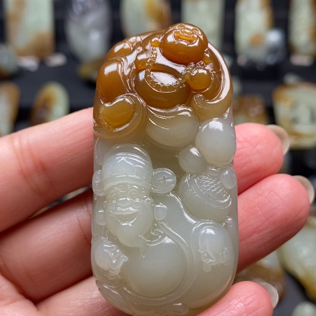 和田玉挂件未镶嵌❤****