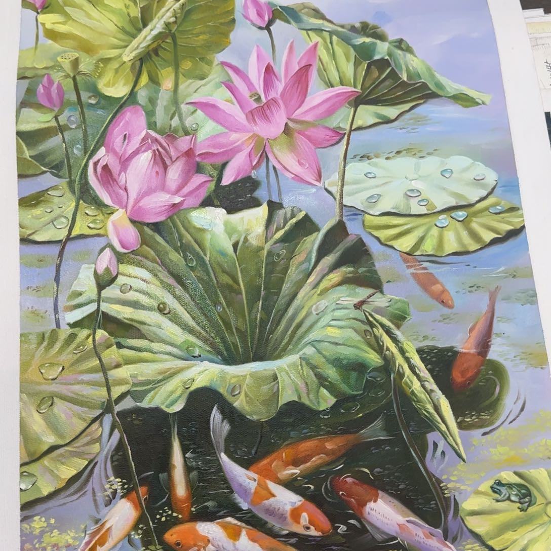 油画七月份的时候我就可以看到这个