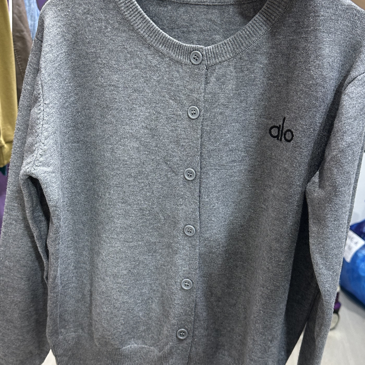 猫咪蓝色夏季百搭常规款女装刺绣毛针织衫