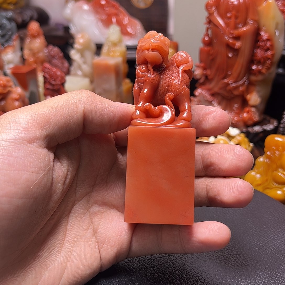 寿山石精品寿山石芙蓉印章