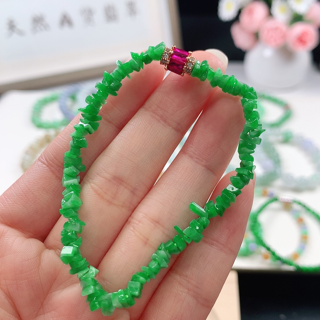 未镶嵌手链翡翠手链