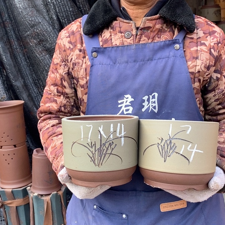 紫砂花盆紫砂花盆盆栽花卉苗木